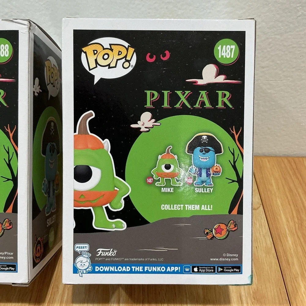 Funko Pop! Disney Pixar Sulley & Mike 1487 1488 Halloween Costumes Monsters Inc